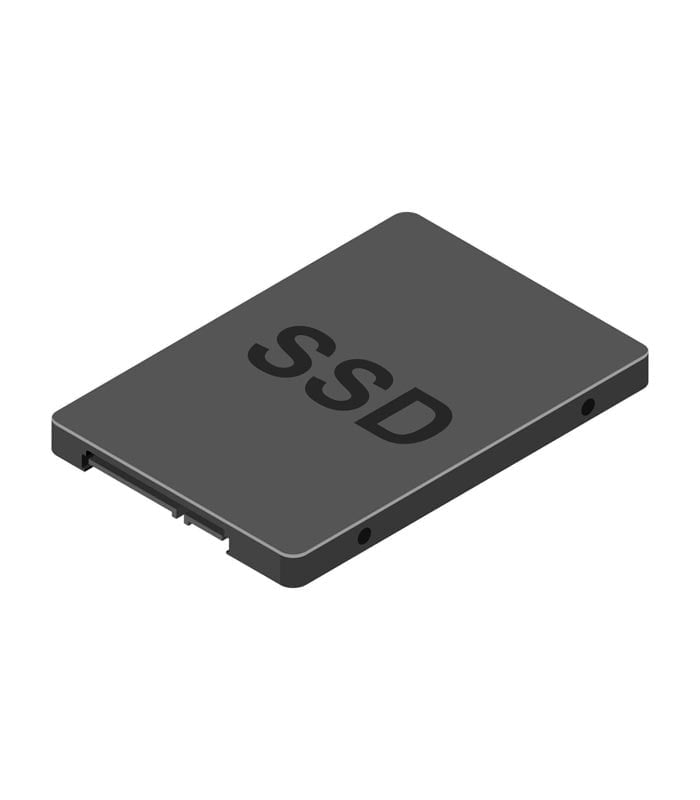 SSD-lagring för dator